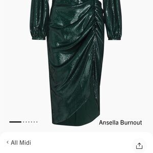 Amanda Uprichard Teal Dress